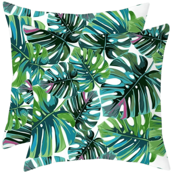 Tuinkussen-hoes set van 2st Miami Tropisch 45x45cm