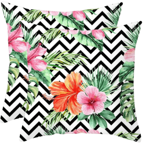 Tuinkussen-hoes set van 2st Tropical Gold Coast - 45x45cm