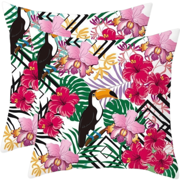 Tuinkussen-hoes set van 2st Tropisch Playa 45x45cm