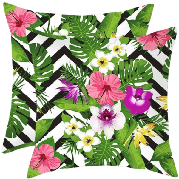 Tuinkussen-hoes set van 2st Tulum Design 45x45cm - Liveonce® Buitenhoezen