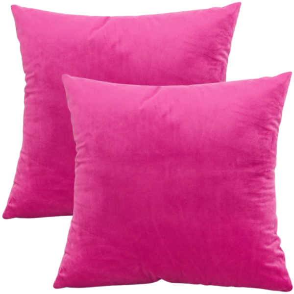 Sierkussenhoes Set van 2st Neon Roze 45x45cm