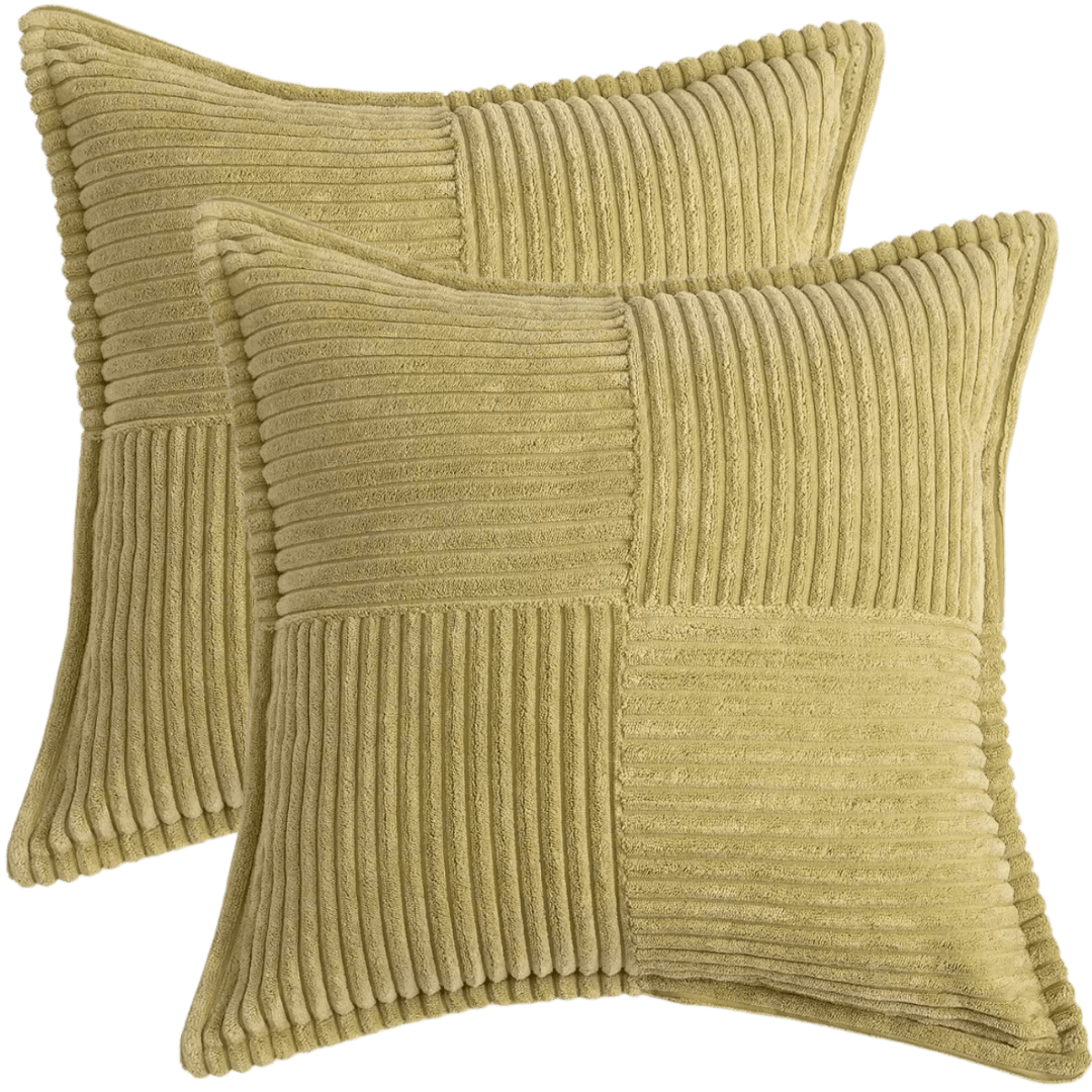 sierkussen-45x45-rib-motief1-licht-groen